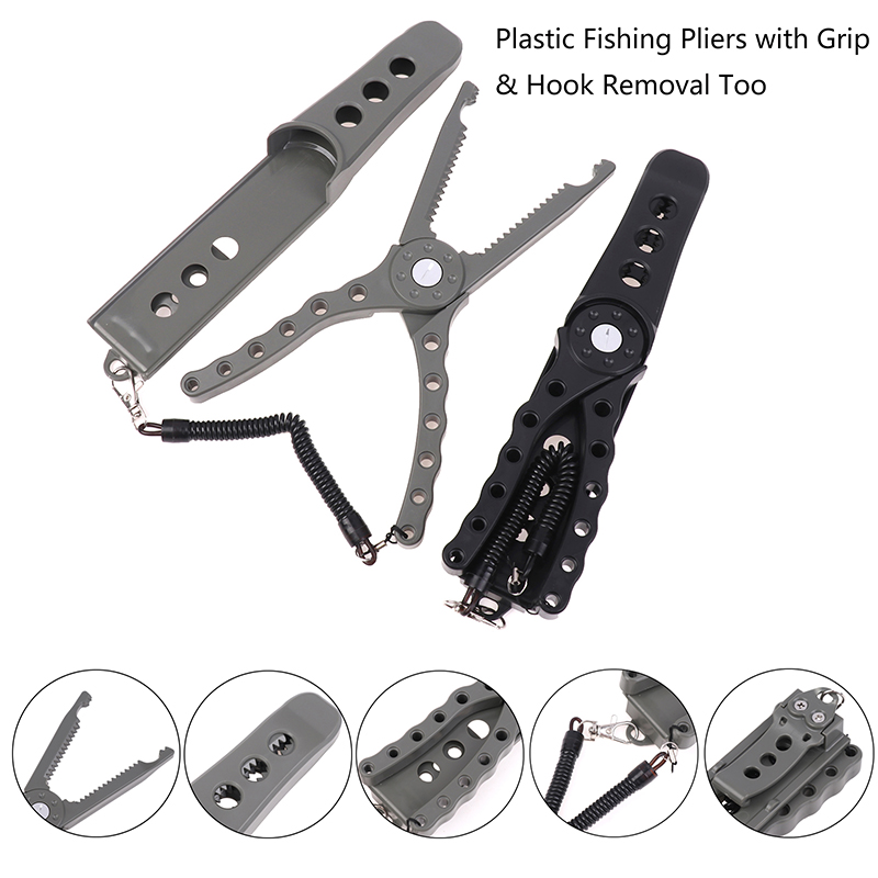 Fishing Hook Remover - 【F】Plastic vistang met handgreep en gereedschap