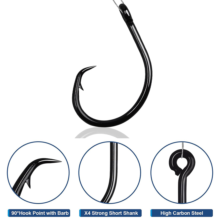 Circle Hooks 3X Sterke Zoutwat - Fishing Hook Offset recensie en prijs