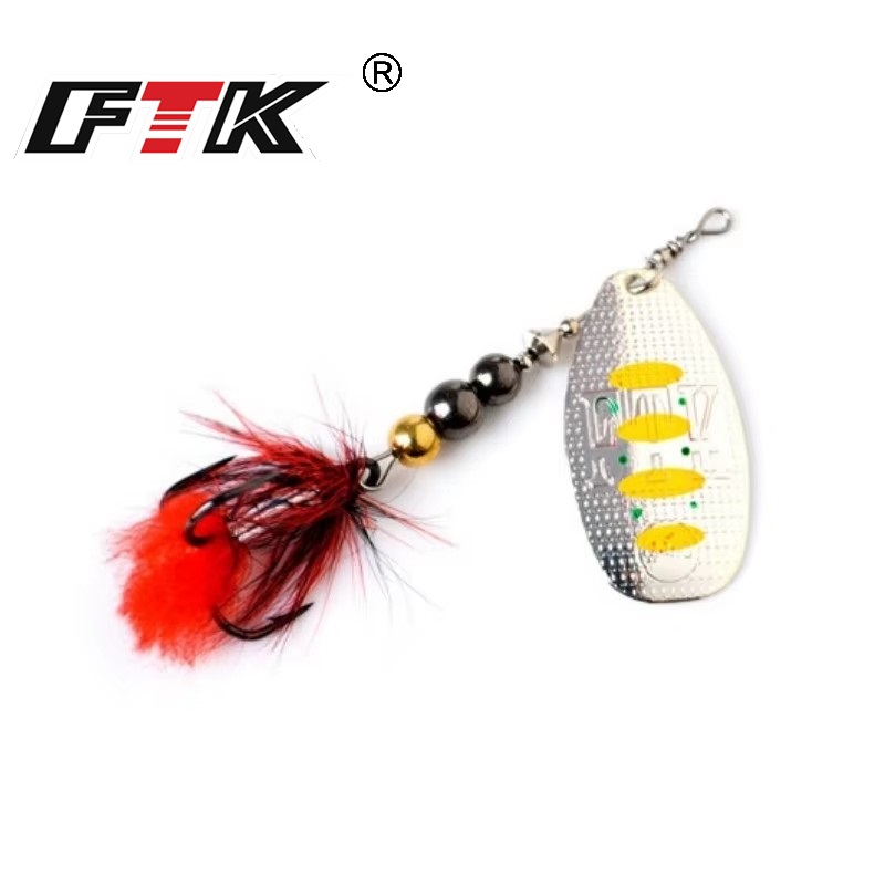 FTK Metalen Vissen Lokken Spin - Fishing Hook Treble recensie en prijs